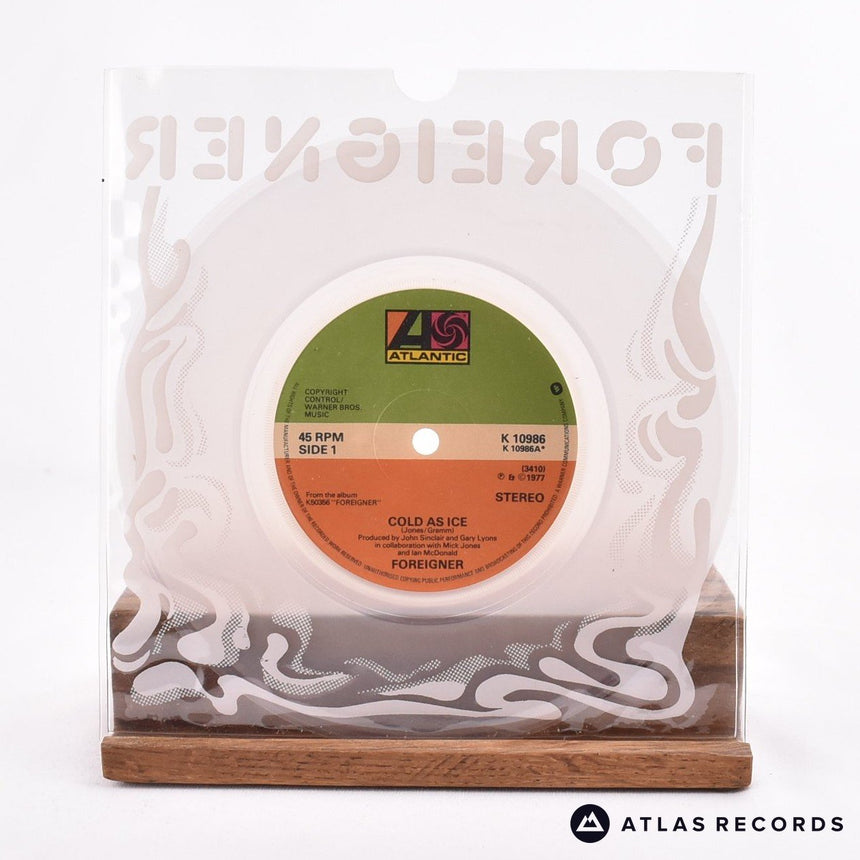 Foreigner - Cold As Ice - Clear 7" Vinyl Record - VG+/EX