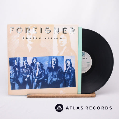 Foreigner Double Vision LP Vinyl Record - Front Cover & Record
