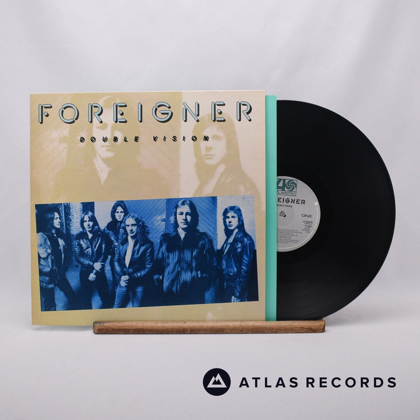 Foreigner Double Vision LP Vinyl Record - Front Cover & Record