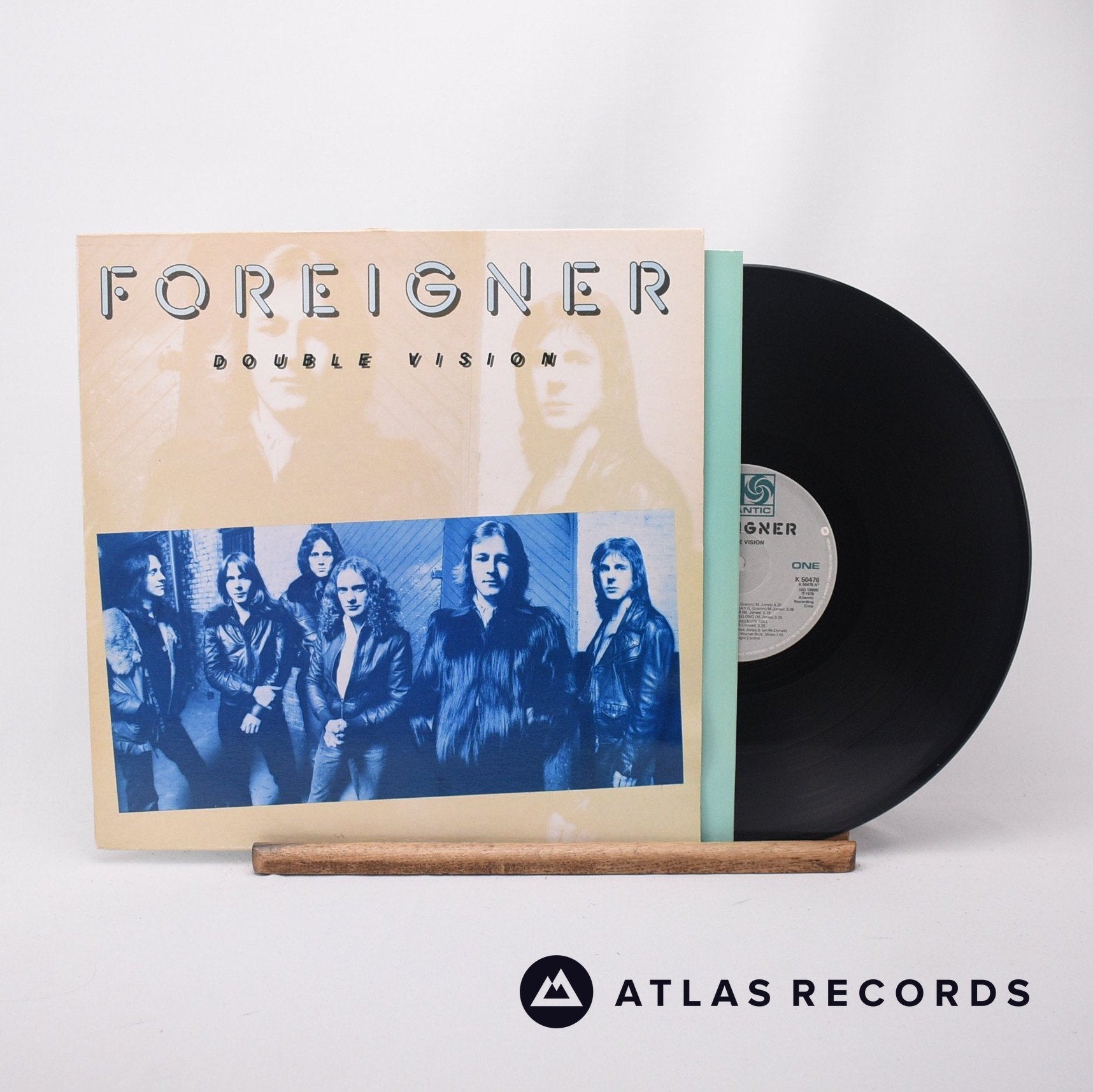 Foreigner Double Vision LP Vinyl Record VG+/EX – Atlas Records
