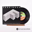 Foreigner I Want To Know What Love Is 7" Vinyl Record - Front Cover & Record