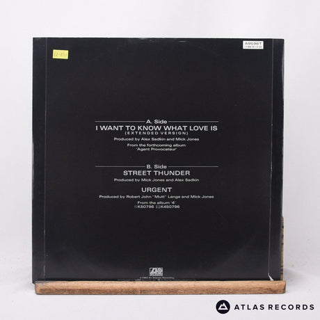 Foreigner - I Want To Know What Love Is - 12" Vinyl Record - EX/VG+