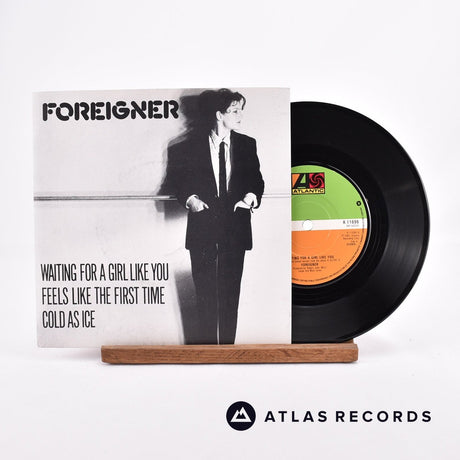 Foreigner Waiting For A Girl Like You 7" Vinyl Record - Front Cover & Record
