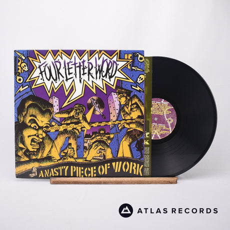 Four Letter Word A Nasty Piece Of Work LP Vinyl Record - Front Cover & Record
