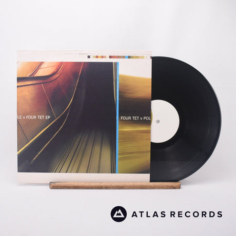 Four Tet Pole v Four Tet EP 12" Vinyl Record - Front Cover & Record