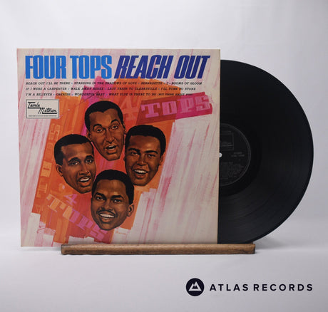 Four Tops Four Tops Reach Out LP Vinyl Record - Front Cover & Record