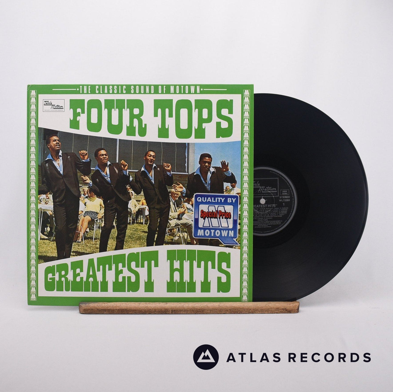 Four Tops Greatest Hits LP Vinyl Record - Front Cover & Record