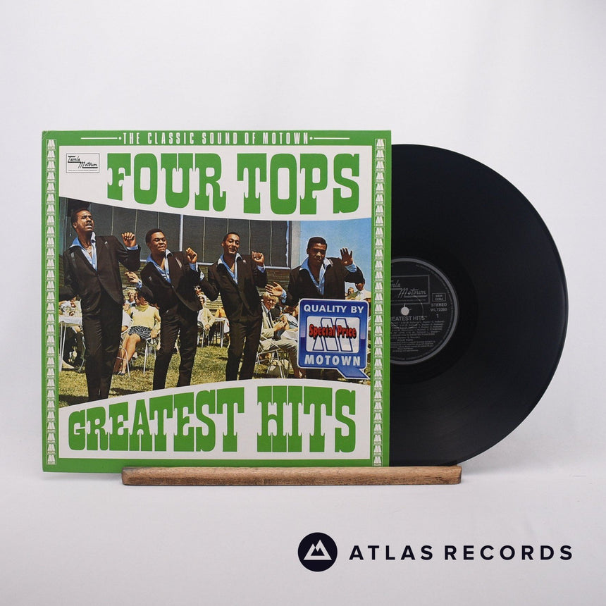 Four Tops Greatest Hits LP Vinyl Record - Front Cover & Record