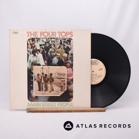 Four Tops Main Street People LP Vinyl Record - Front Cover & Record