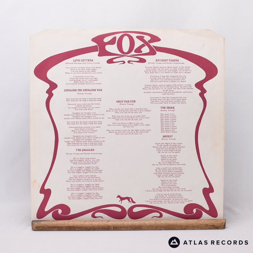 Fox - Fox - LP Vinyl Record - VG+/VG+