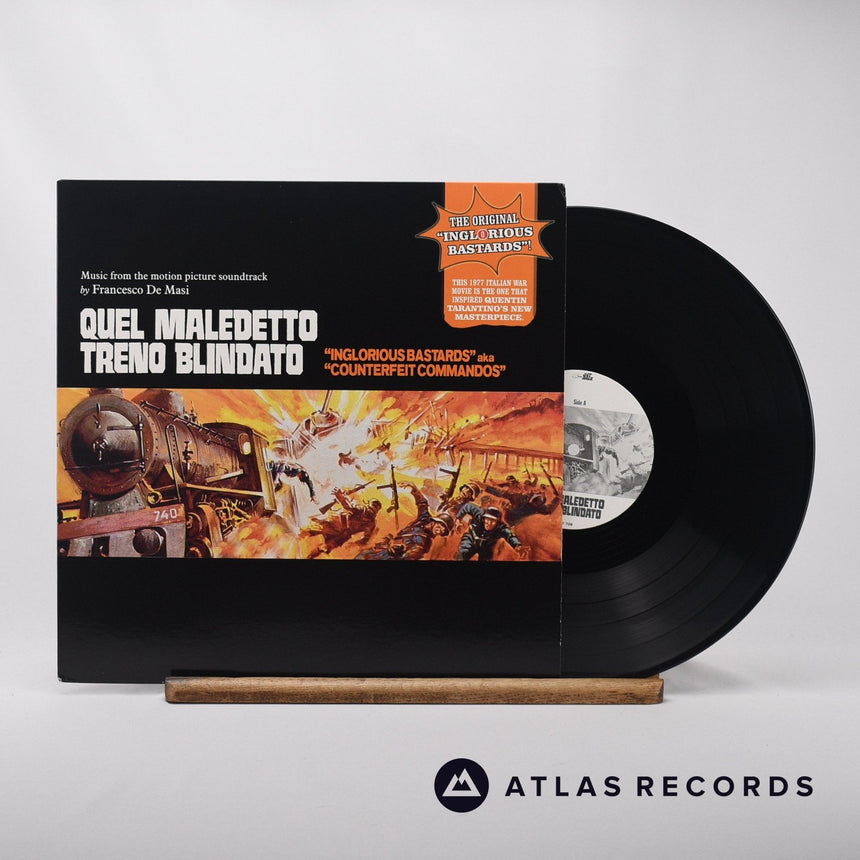 Francesco De Masi Quel Maledetto Treno Blindato LP Vinyl Record - Front Cover & Record