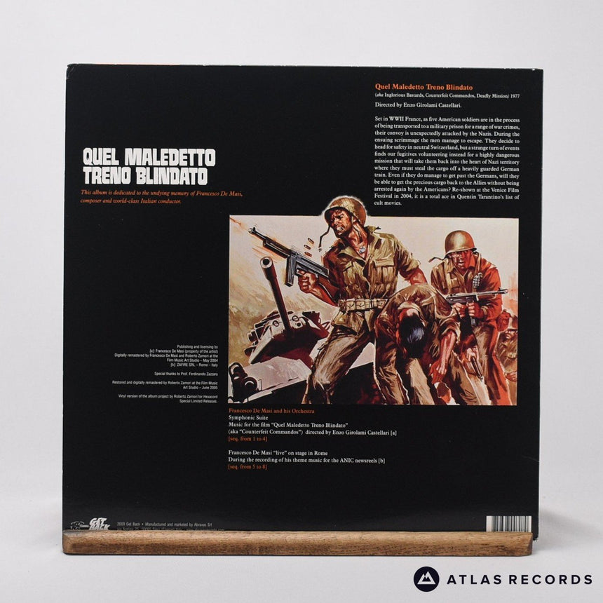 Francesco De Masi - Quel Maledetto Treno Blindato - LP Vinyl Record - EX/VG+