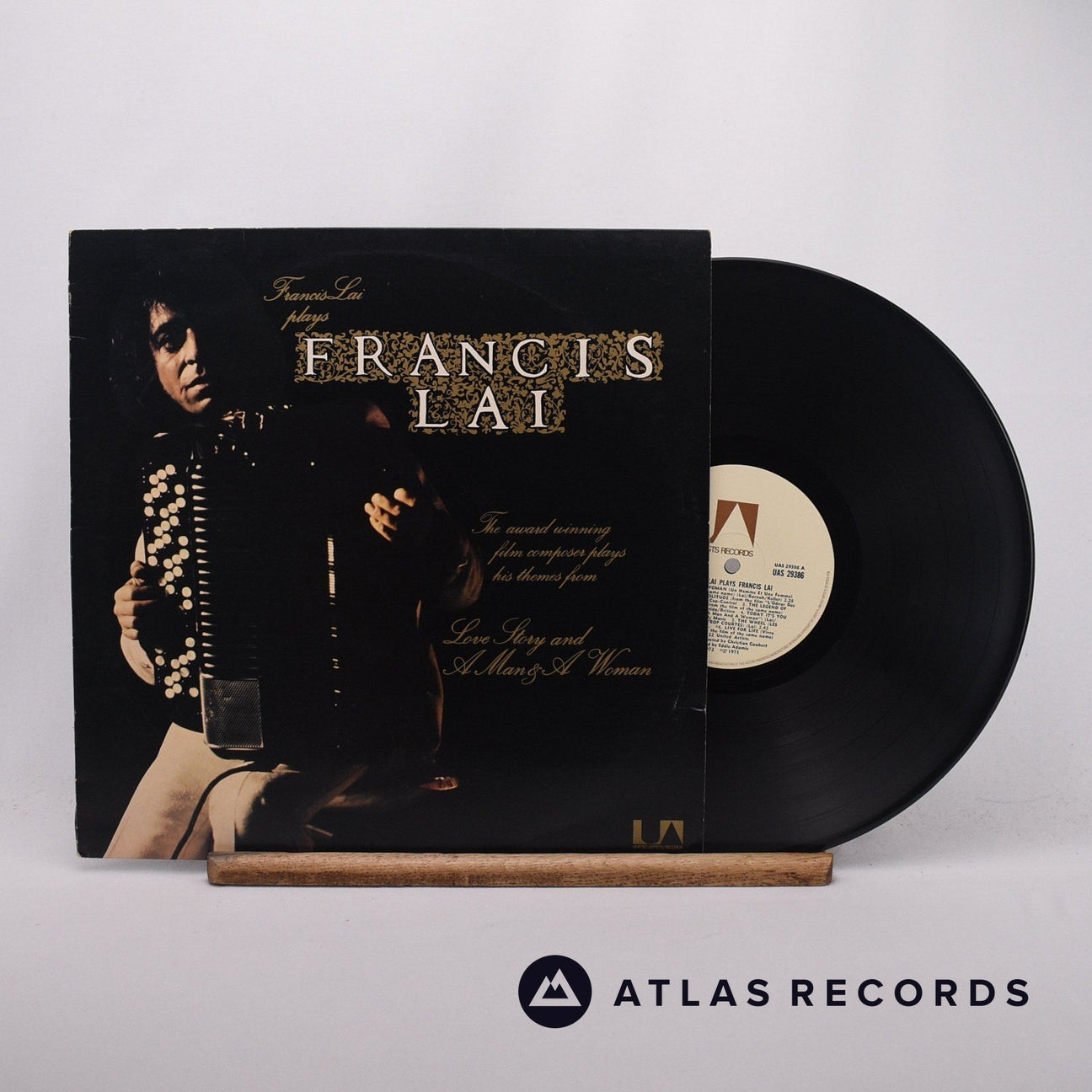 Francis Lai Plays Francis Lai - Themes From Love Story And A Man & A Woman LP Vinyl Record - Front Cover & Record