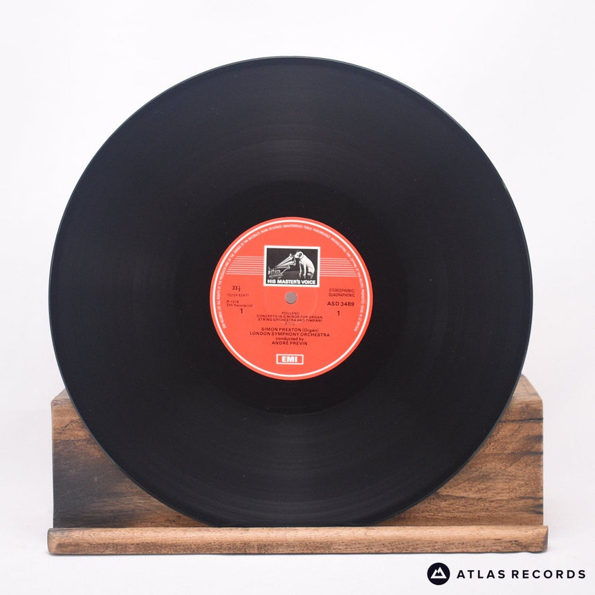 Francis Poulenc - Concerto For Organ, Strings & Timpani - LP Vinyl Record
