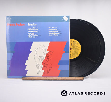 Francis Poulenc Sonatas Double LP Vinyl Record - Front Cover & Record