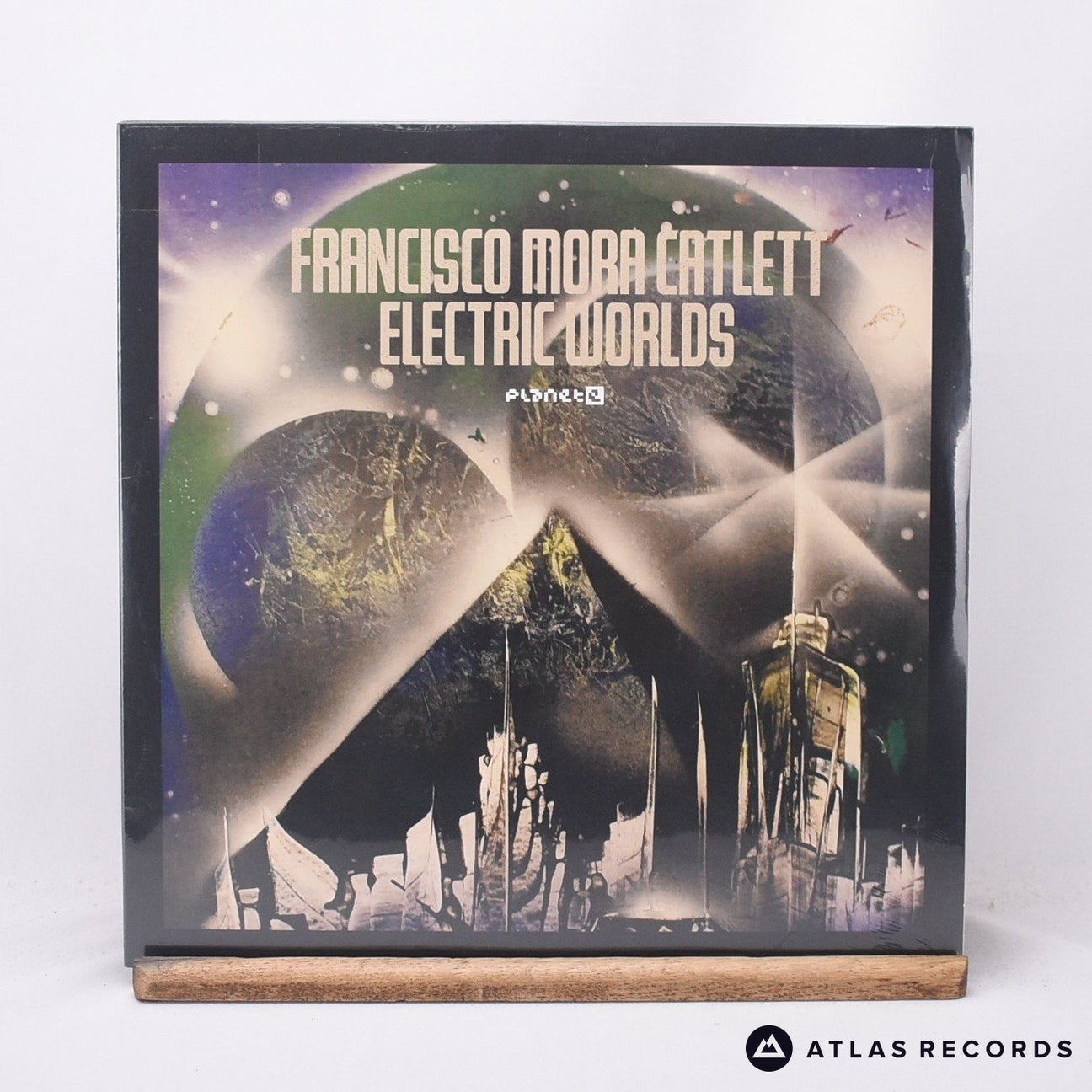 Francisco Mora Catlett Electric Worlds 2 x LP Vinyl Record - Front Cover & Record
