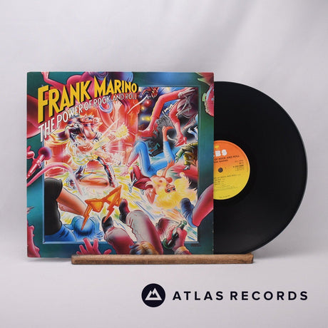 Frank Marino The Power Of Rock And Roll LP Vinyl Record - Front Cover & Record