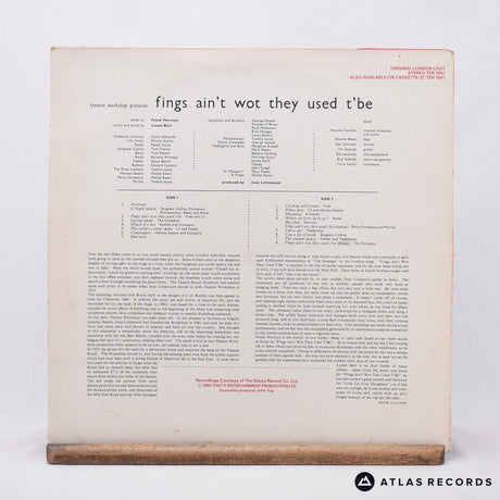 Frank Norman - Fings Ain't Wot They Used T'Be - LP Vinyl Record - VG+/VG+