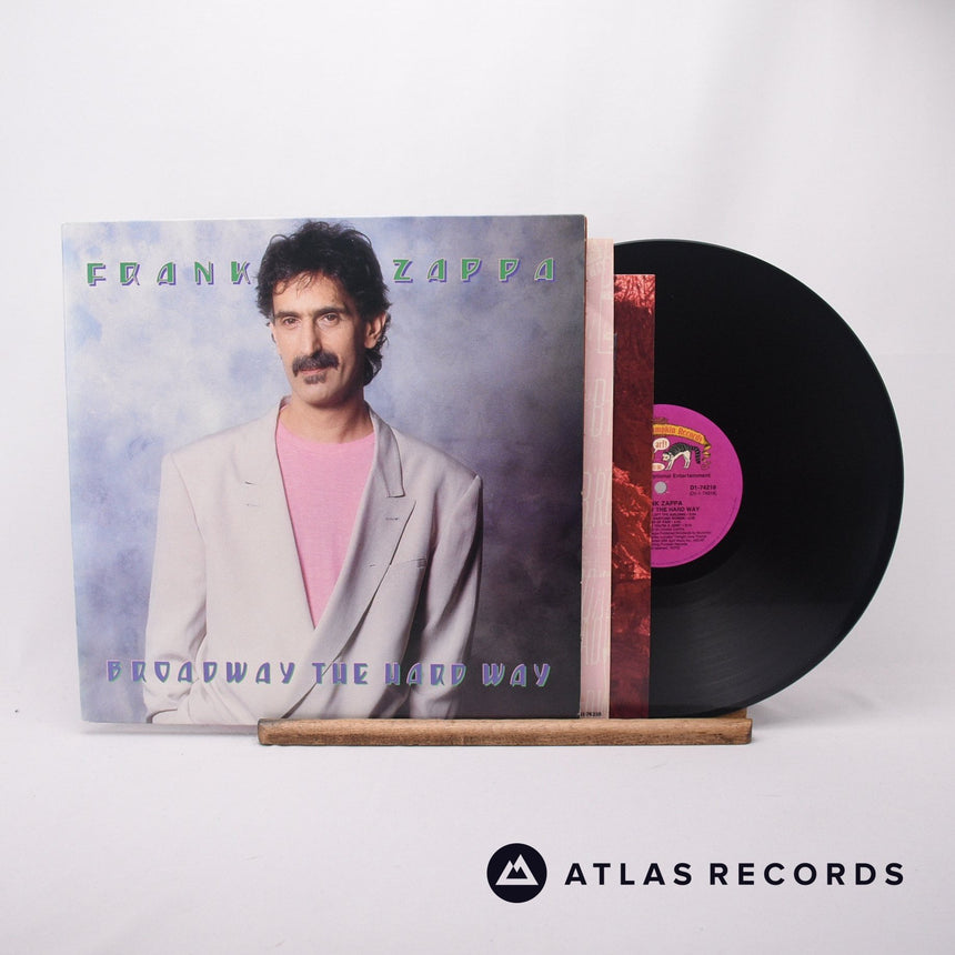 Frank Zappa Broadway The Hard Way LP Vinyl Record - Front Cover & Record