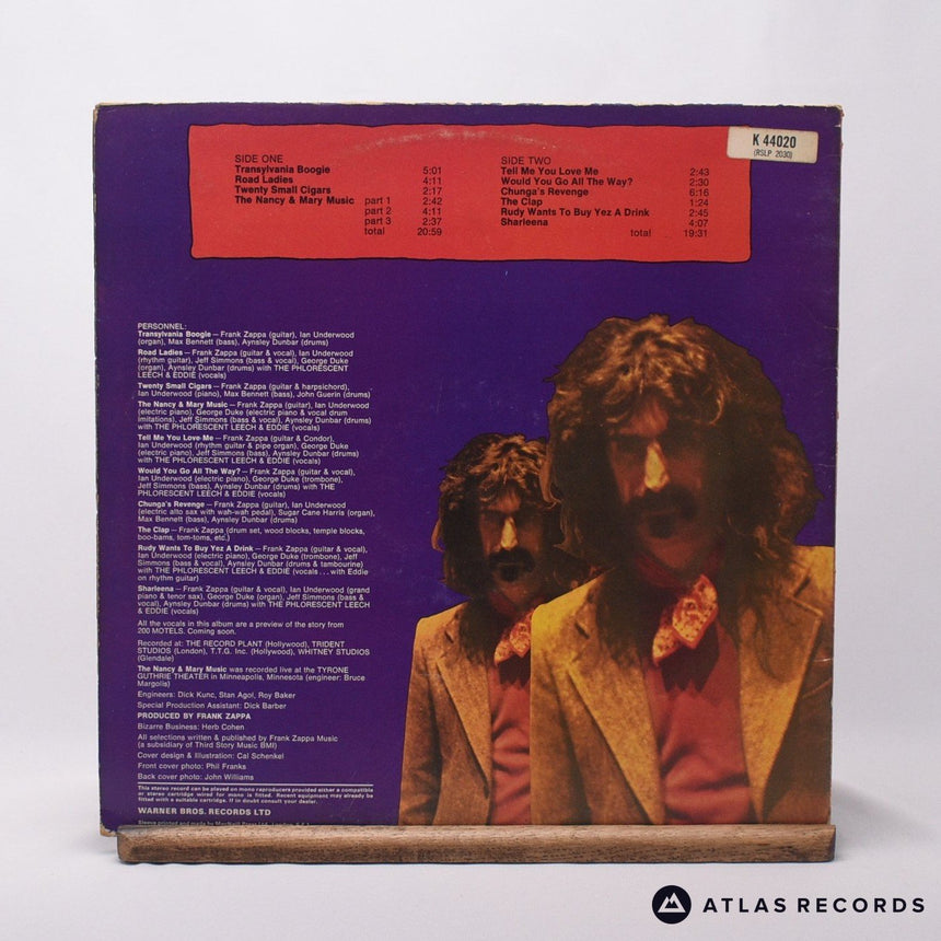 Frank Zappa - Chunga's Revenge - Repress Gatefold A1 B1 LP Vinyl Record - VG/VG+