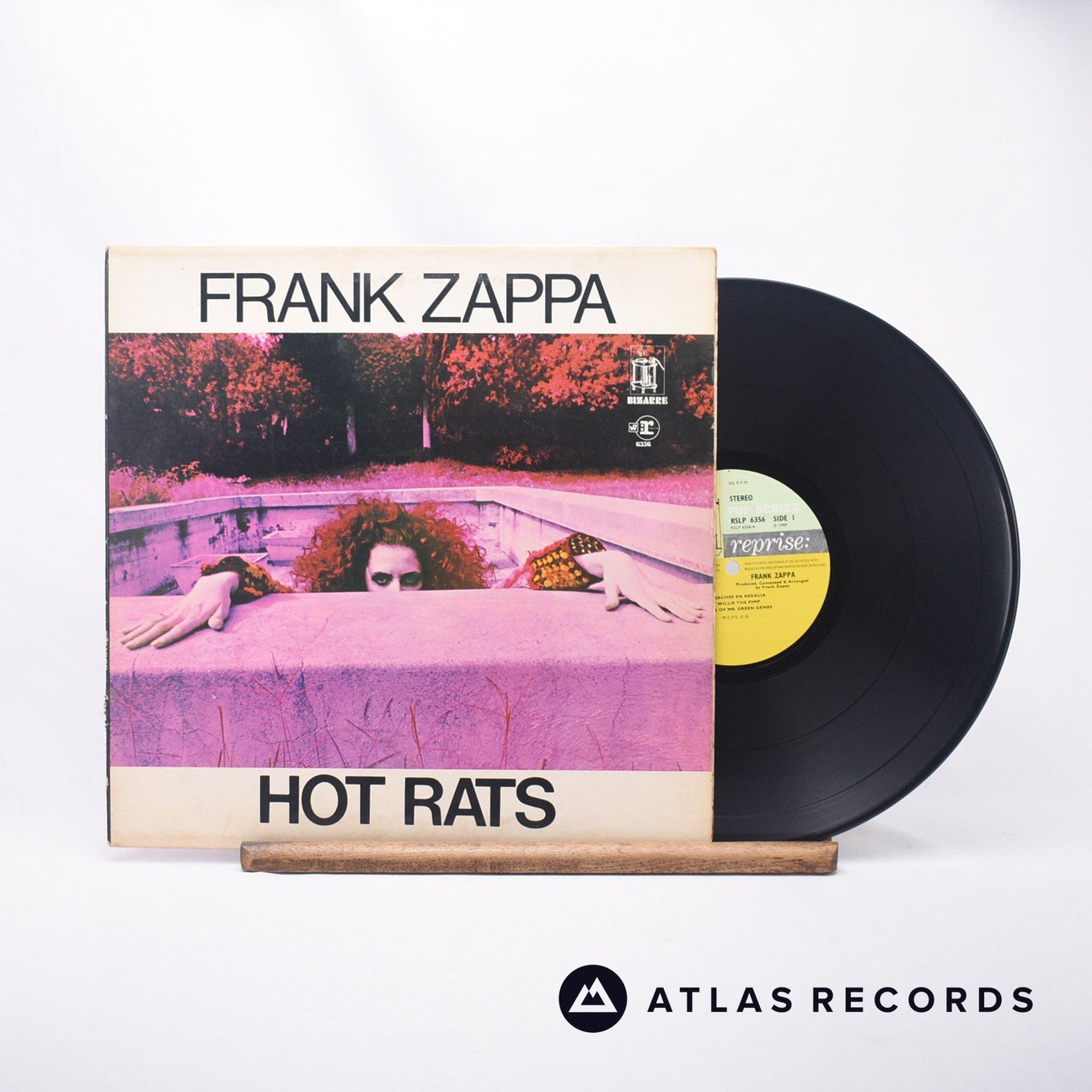 Frank Zappa Hot Rats LP Vinyl Record - Front Cover & Record