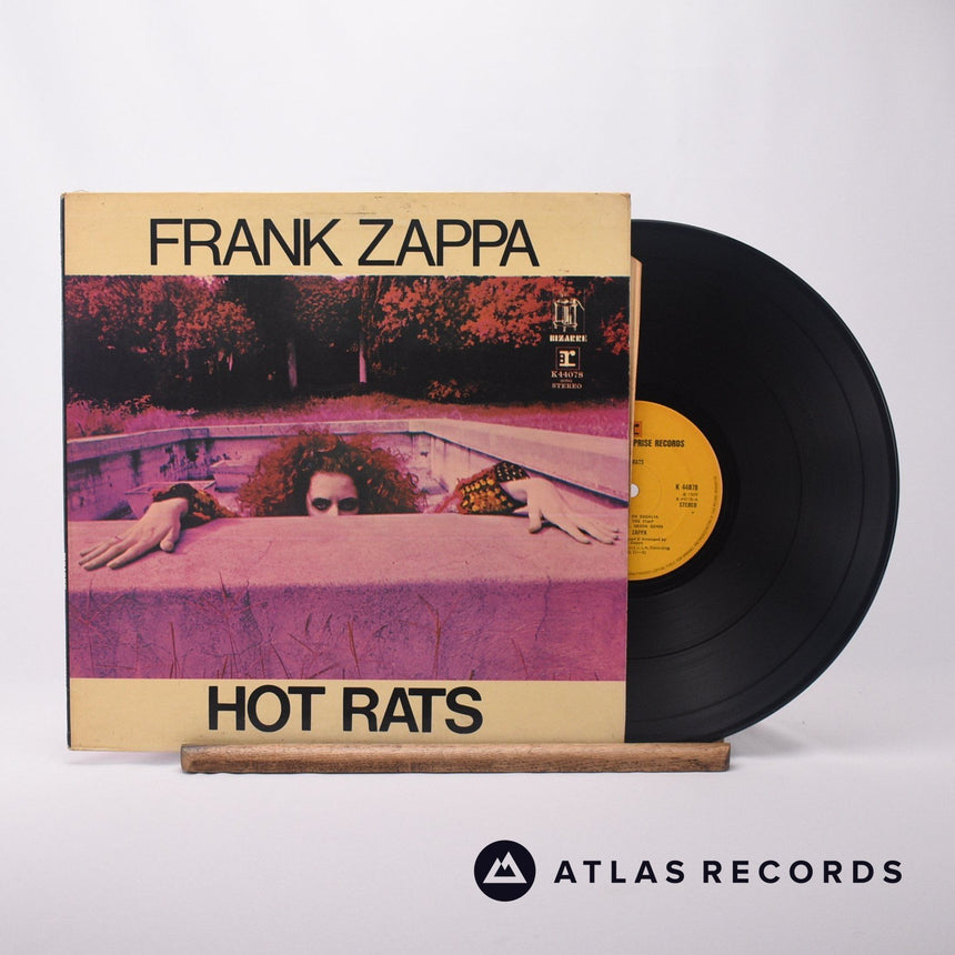 Frank Zappa Hot Rats LP Vinyl Record - Front Cover & Record