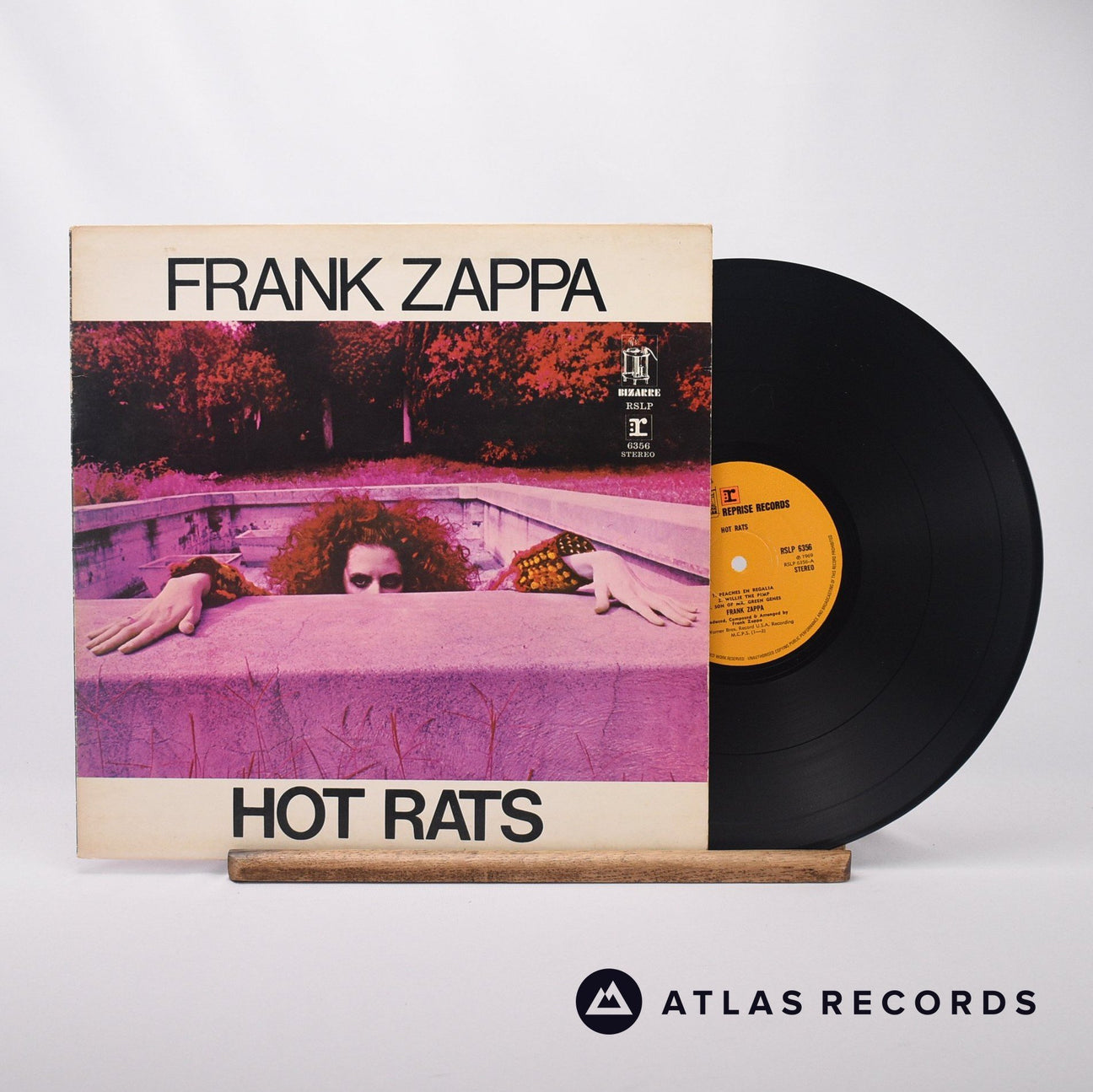 Frank Zappa Hot Rats LP Vinyl Record - Front Cover & Record