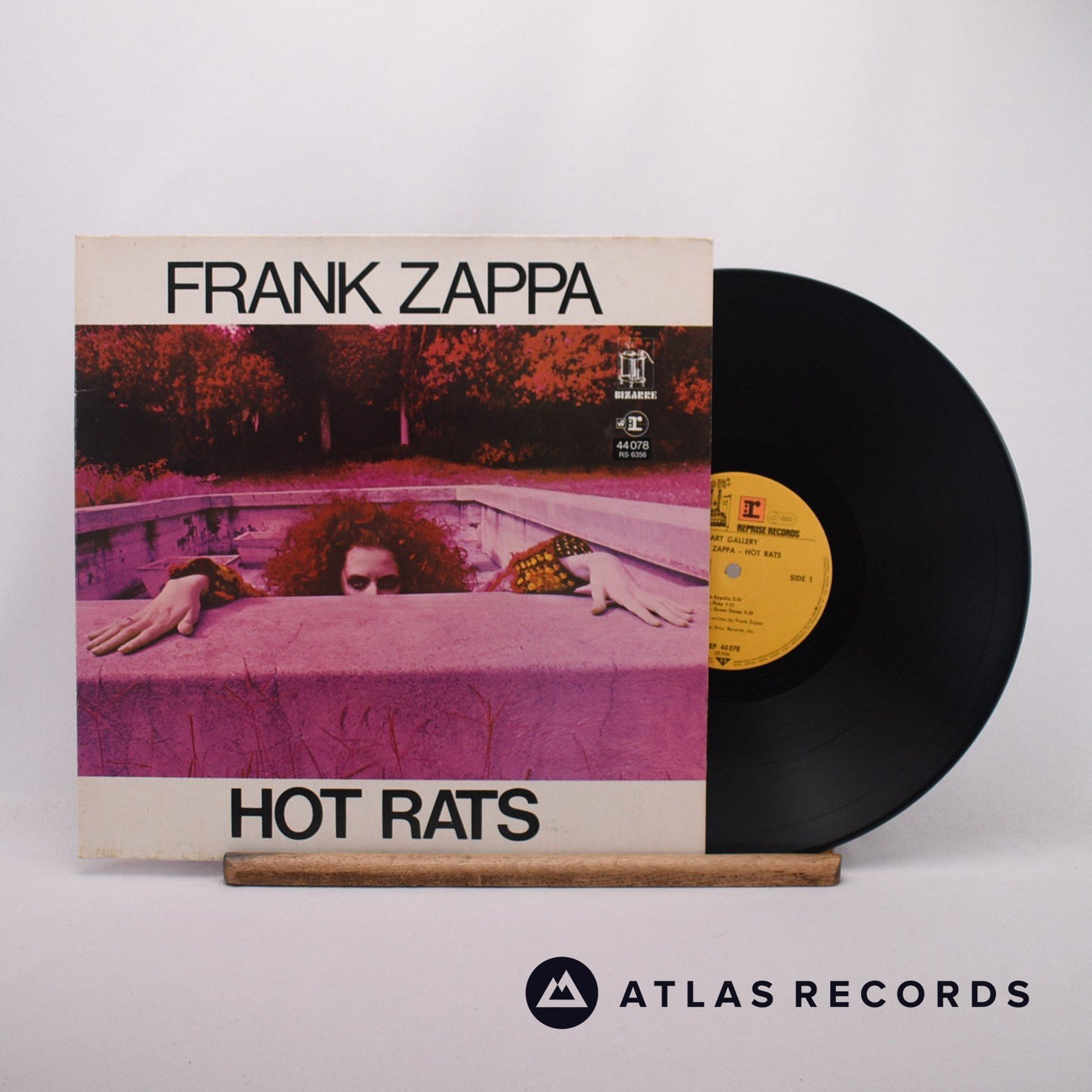 Frank Zappa Hot Rats LP Vinyl Record - Front Cover & Record