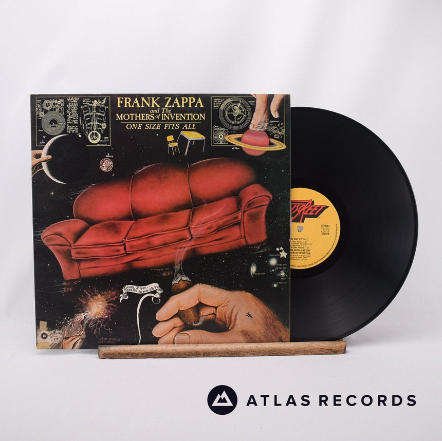 Frank Zappa One Size Fits All LP Vinyl Record - Front Cover & Record