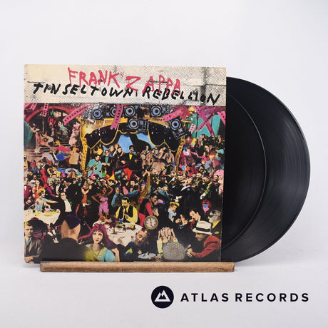Frank Zappa Tinsel Town Rebellion 2 x LP Vinyl Record - Front Cover & Record