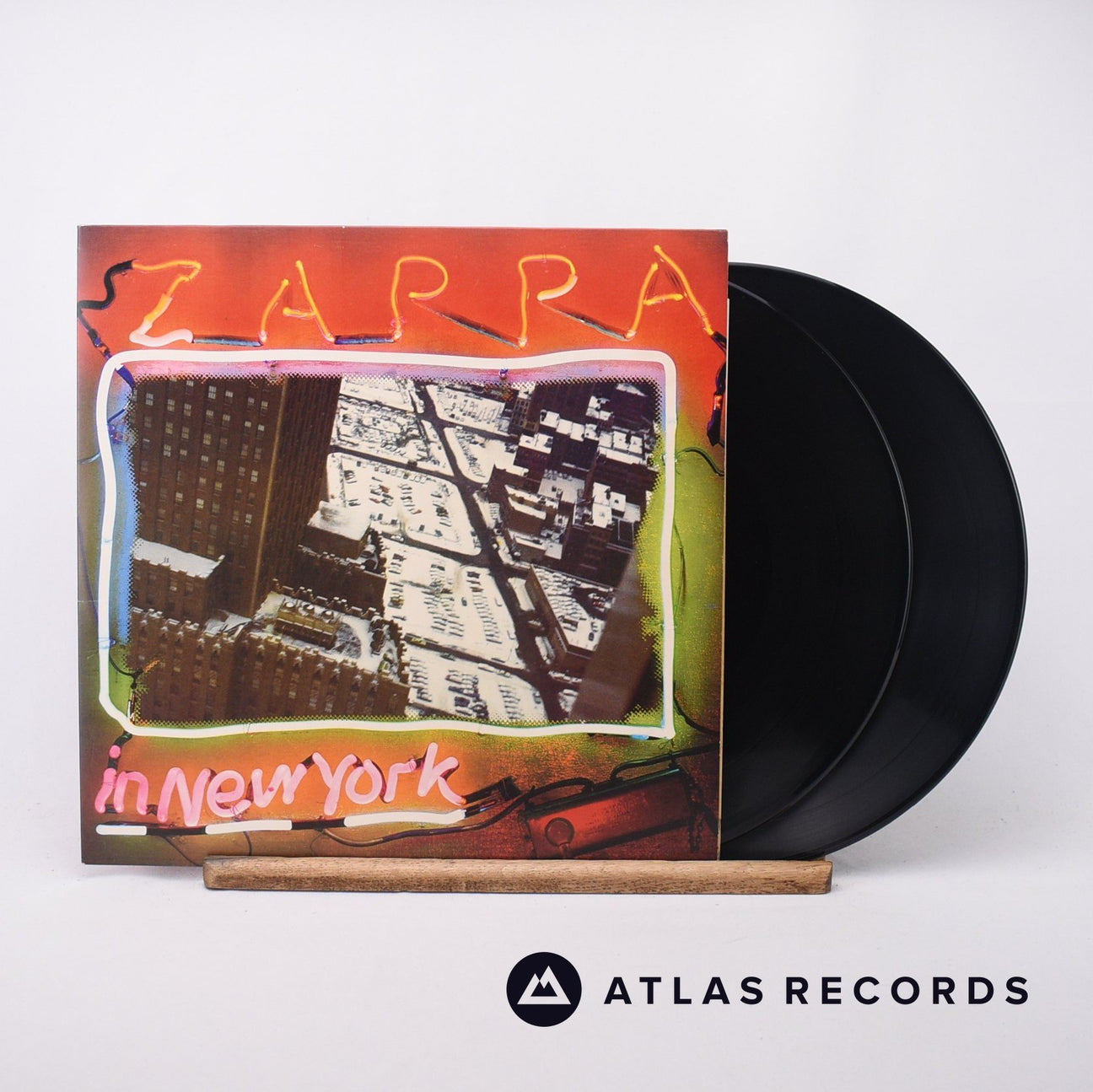 Frank Zappa Zappa In New York 2 x LP Vinyl Record - Front Cover & Record