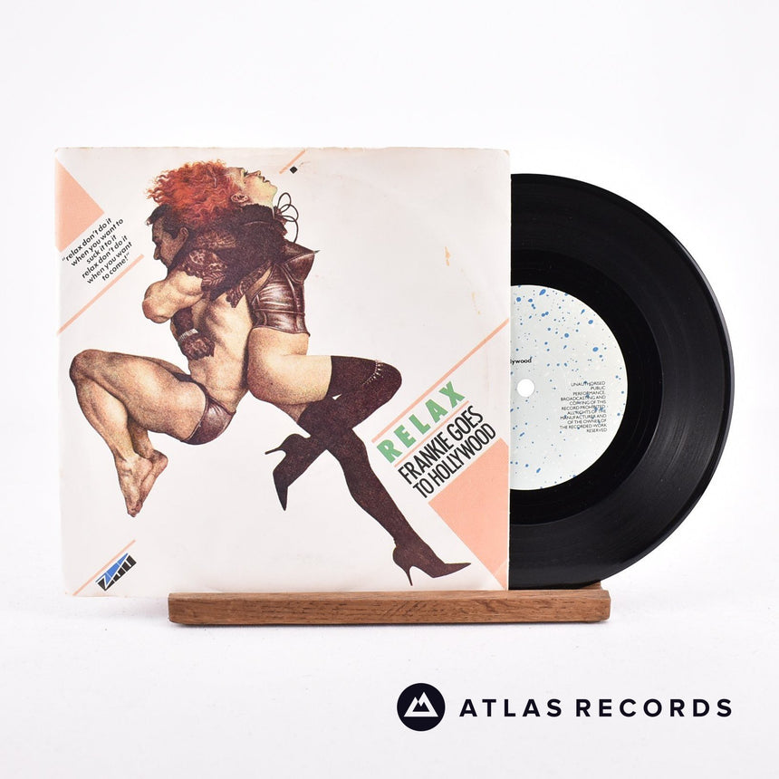Frankie Goes To Hollywood Relax 7" Vinyl Record - Front Cover & Record