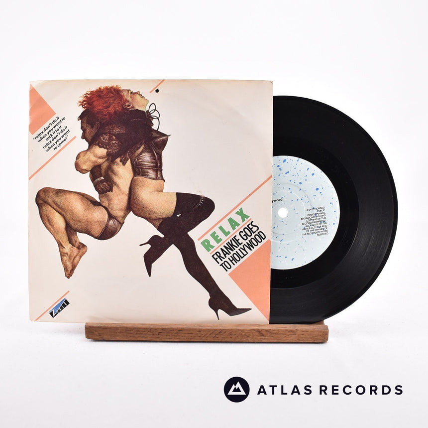 Frankie Goes To Hollywood Relax 7" Vinyl Record - Front Cover & Record