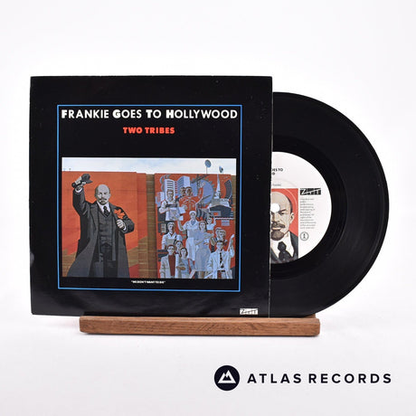 Frankie Goes To Hollywood Two Tribes 7" Vinyl Record - Front Cover & Record