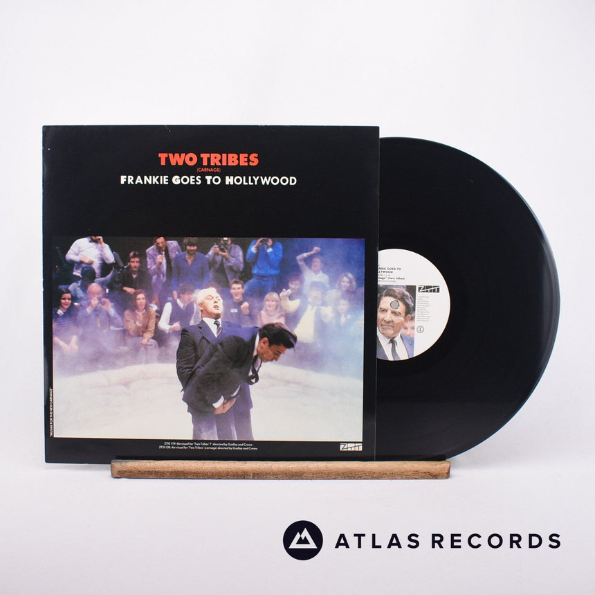 Frankie Goes To Hollywood Two Tribes 12" Vinyl Record - Front Cover & Record