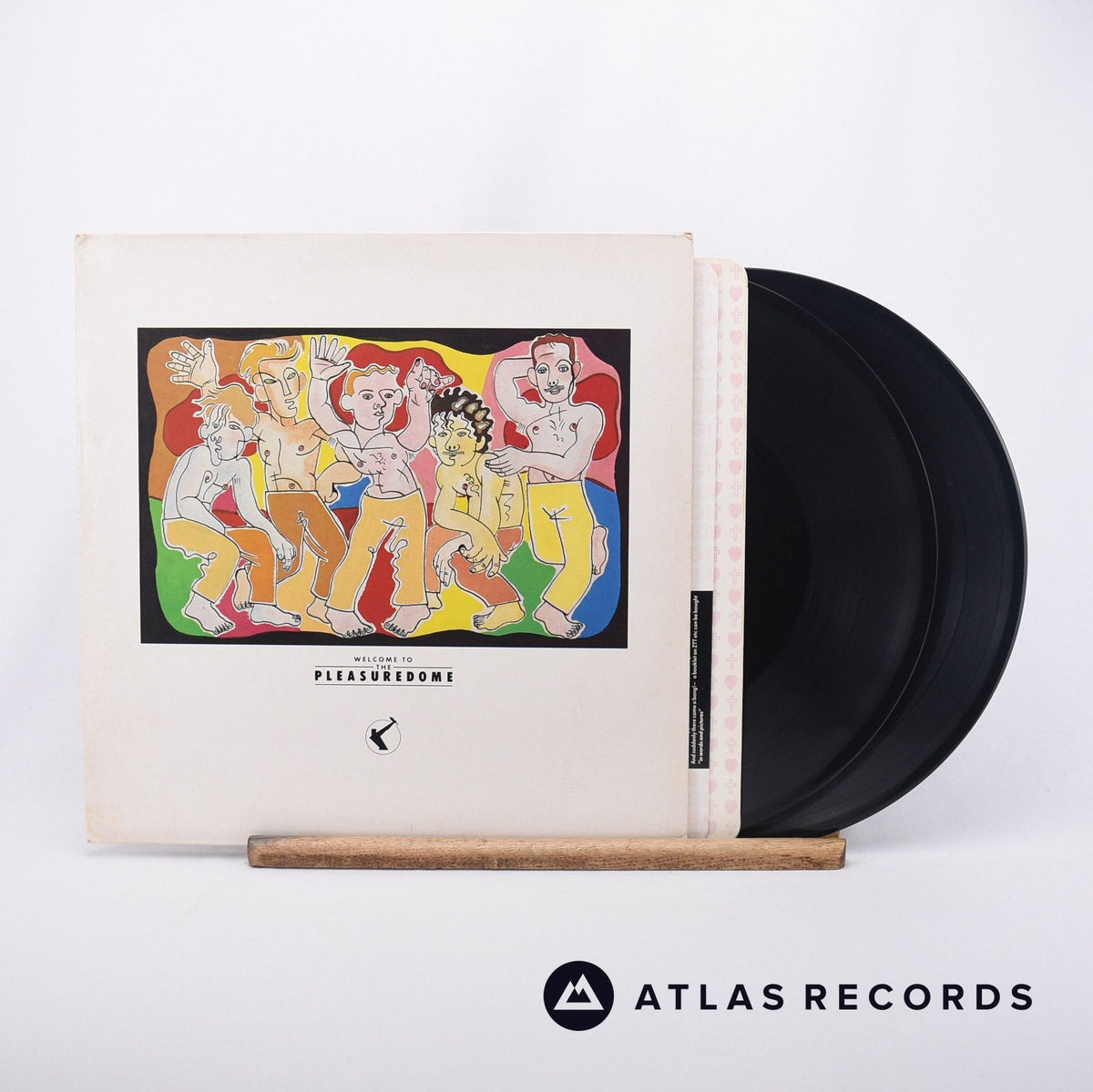 Frankie Goes To Hollywood Welcome To The Pleasuredome 2 x LP Vinyl Record - Front Cover & Record