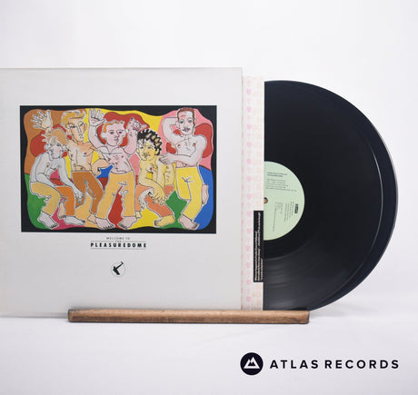 Frankie Goes To Hollywood Welcome To The Pleasuredome Double LP Vinyl Record - Front Cover & Record