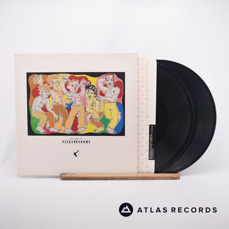Frankie Goes To Hollywood Welcome To The Pleasuredome 2 x LP Vinyl Record - Front Cover & Record