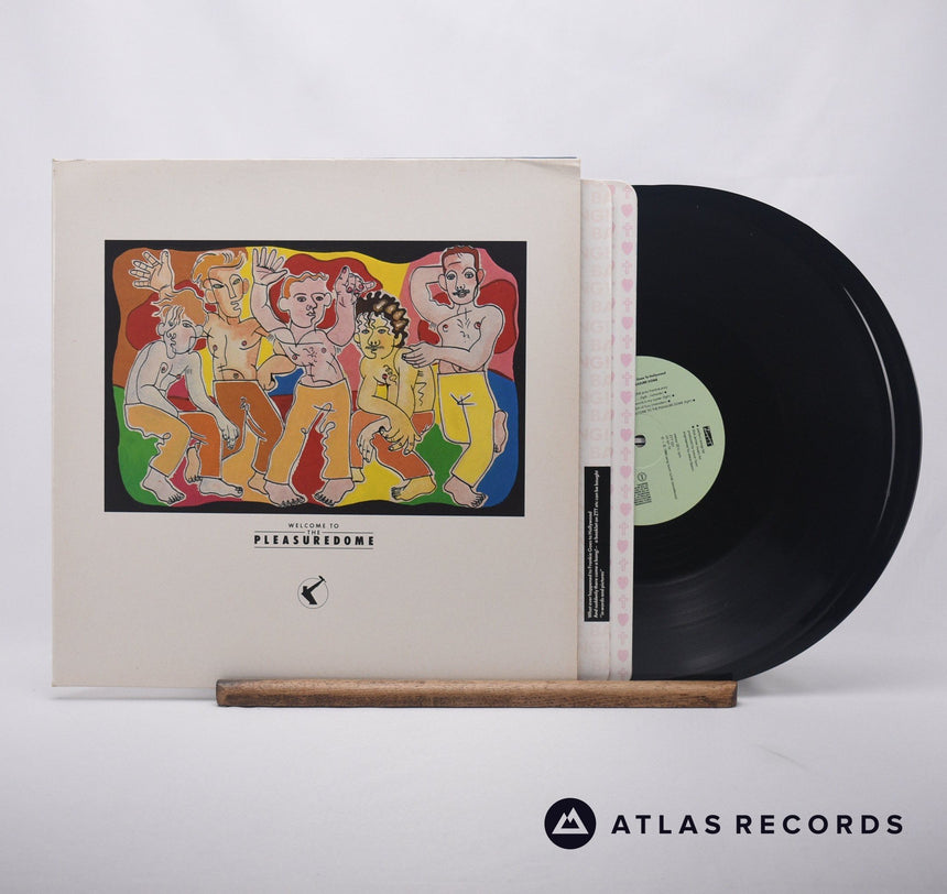 Frankie Goes To Hollywood Welcome To The Pleasuredome Double LP Vinyl Record - Front Cover & Record