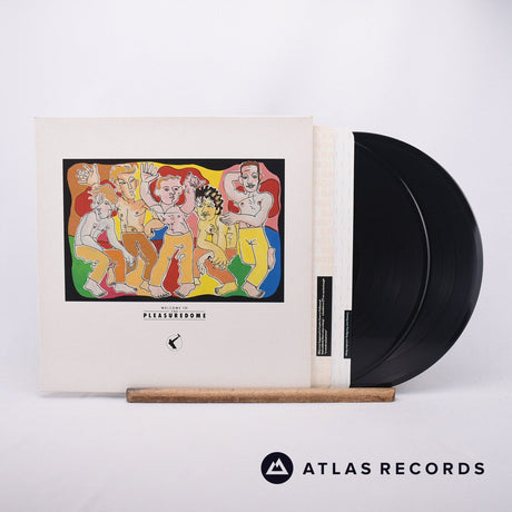 Frankie Goes To Hollywood Welcome To The Pleasuredome 2 x LP Vinyl Record - Front Cover & Record