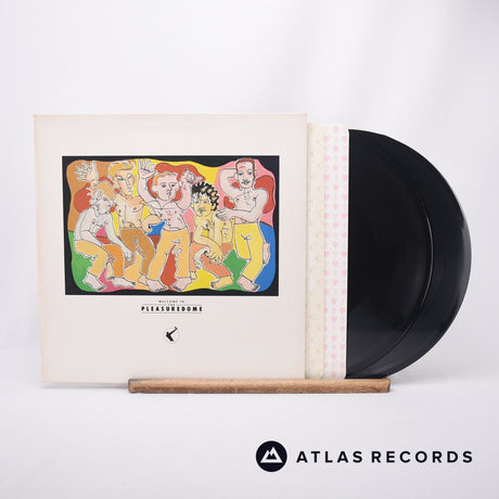 Frankie Goes To Hollywood Welcome To The Pleasuredome 2 x LP Vinyl Record - Front Cover & Record
