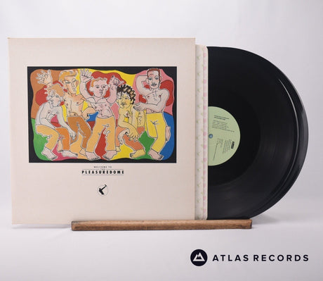 Frankie Goes To Hollywood Welcome To The Pleasuredome Double LP Vinyl Record - Front Cover & Record