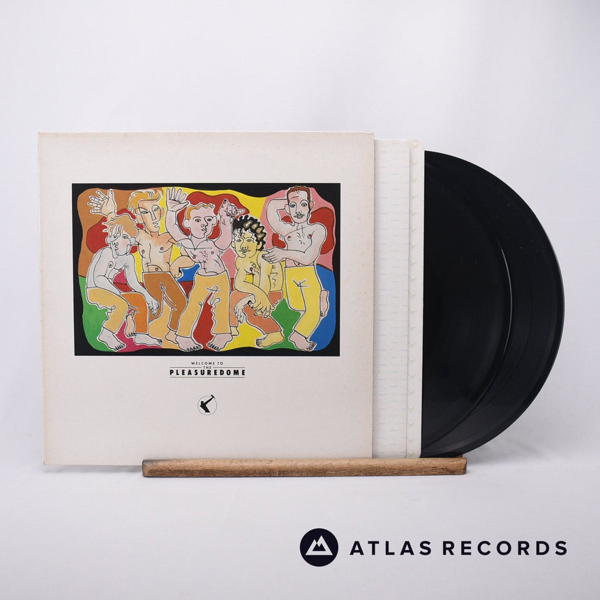 Frankie Goes To Hollywood Welcome To The Pleasuredome 2 x LP Vinyl Record - Front Cover & Record