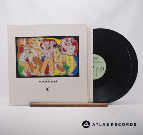 Frankie Goes To Hollywood Welcome To The Pleasuredome Double LP Vinyl Record - Front Cover & Record