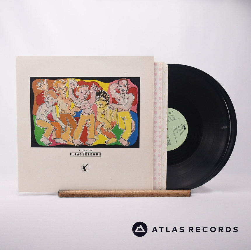 Frankie Goes To Hollywood Welcome To The Pleasuredome Double LP Vinyl Record - Front Cover & Record