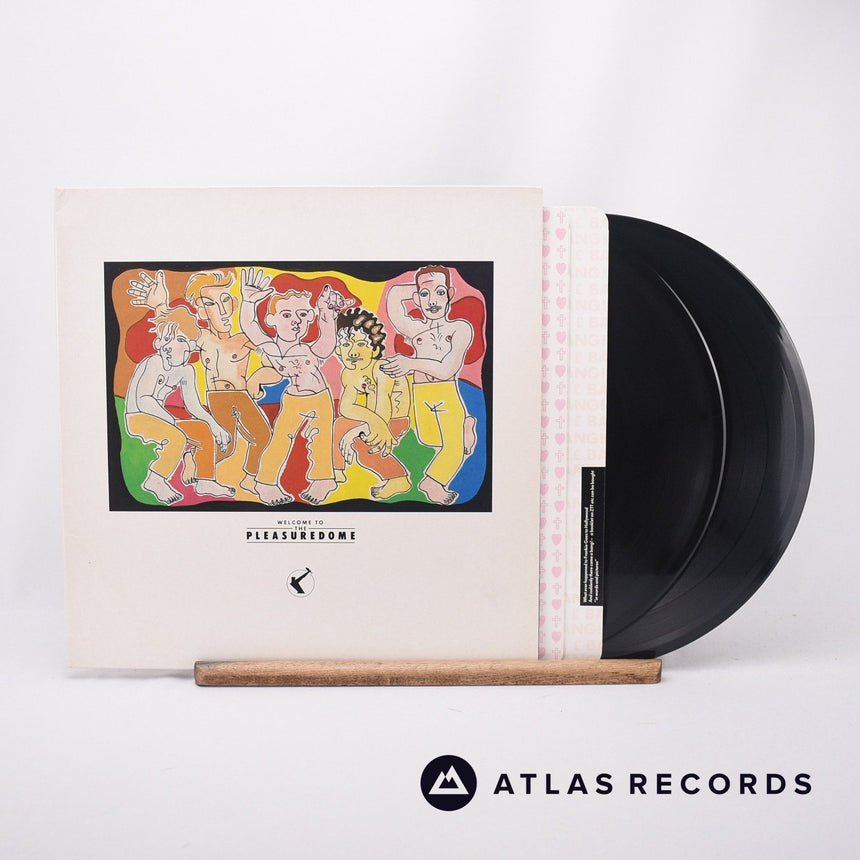 Frankie Goes To Hollywood Welcome To The Pleasuredome 2 x LP Vinyl Record - Front Cover & Record
