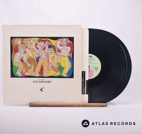 Frankie Goes To Hollywood Welcome To The Pleasuredome Double LP Vinyl Record - Front Cover & Record