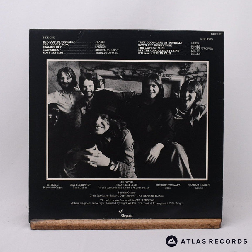 Frankie Miller - Full House - First Uk Press LP Vinyl Record - EX/VG+