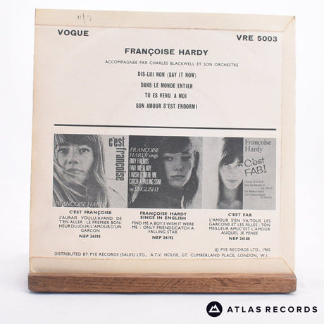 Françoise Hardy - Dis Lui Non - 7" EP Vinyl Record - EX/EX