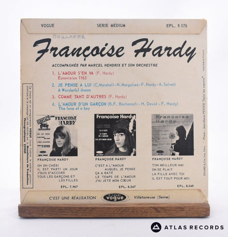 Françoise Hardy - L'amour S'en Va - 7" EP Vinyl Record - EX/VG+